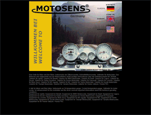 Tablet Screenshot of motosens.com